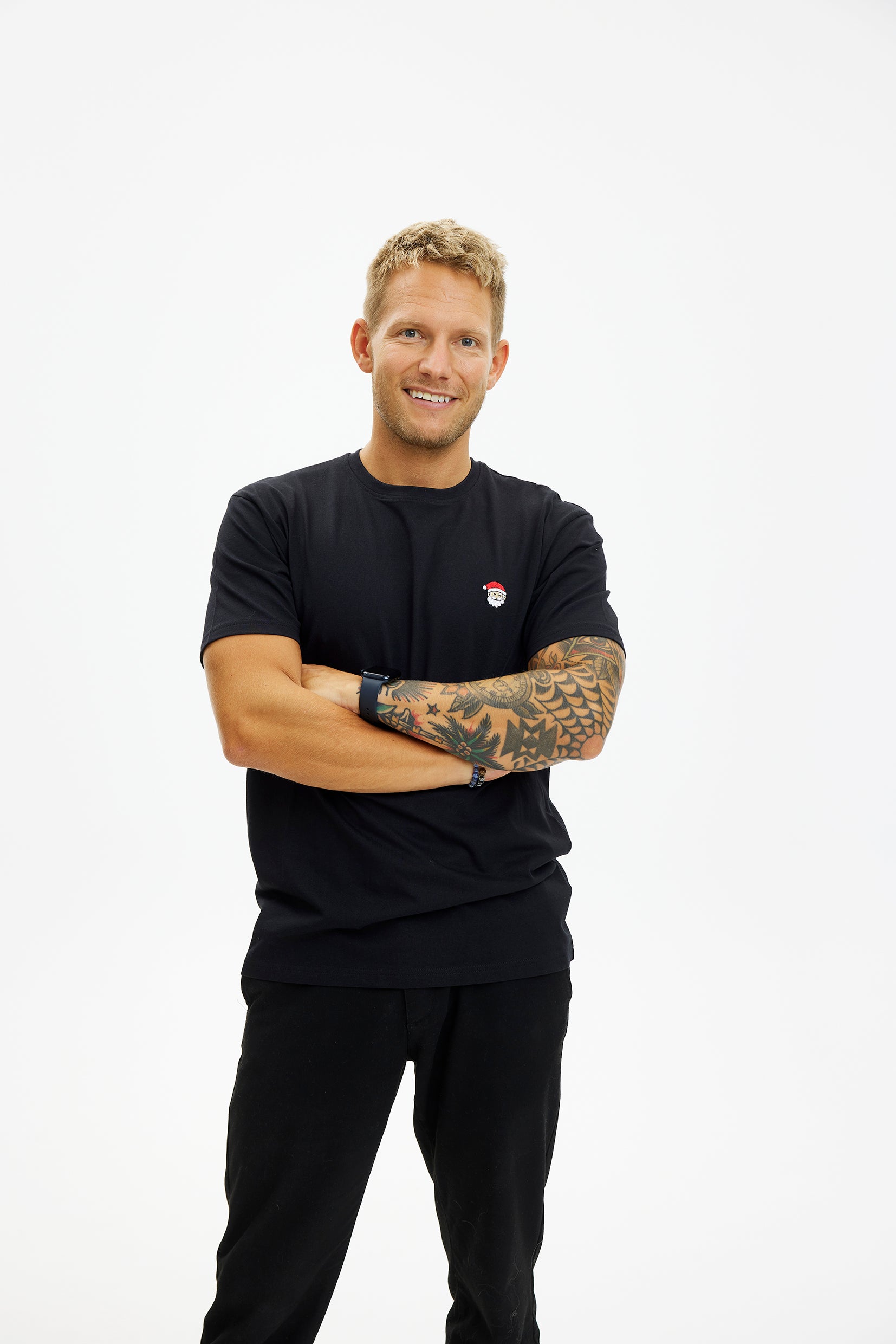 The Santa Claus T-shirt black - 24ORGA12